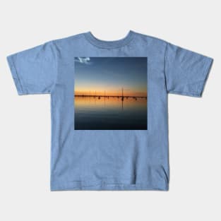 Sunrise on the Indian River in Cocoa Village, FL Kids T-Shirt